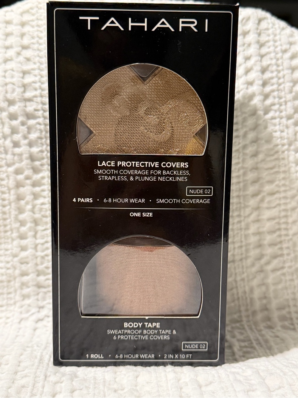 Tahari Nude Lace Protective Covers & Sweatproof Body Tape Set
